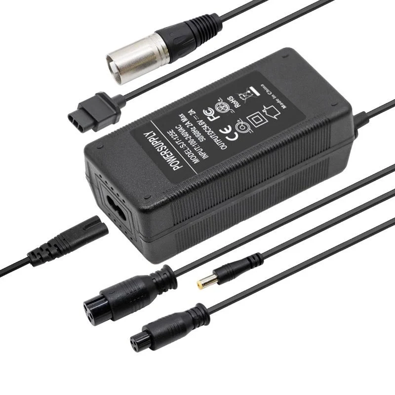 Chargeur 48V (sortie 54,6v) 2A avec DC et connecteurs GX pour Smartgyro speedway/Rockway et similaires /NIU