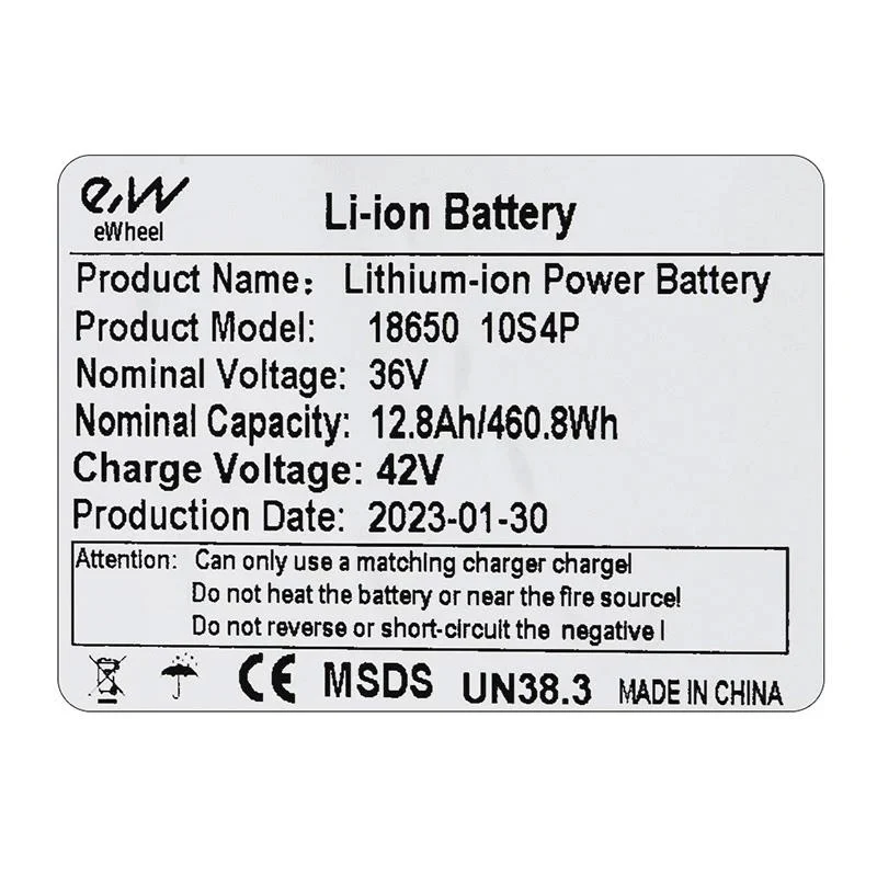 Batterie externe 36V 12,8 Ah [Ewheel]