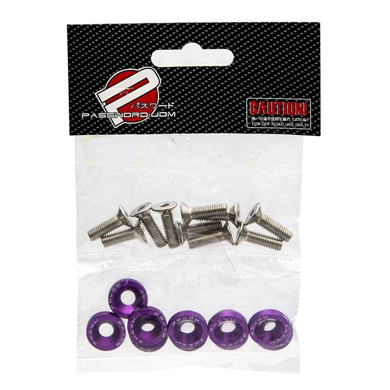 Rondelle JDM avec vis M6x16 - 10pcs