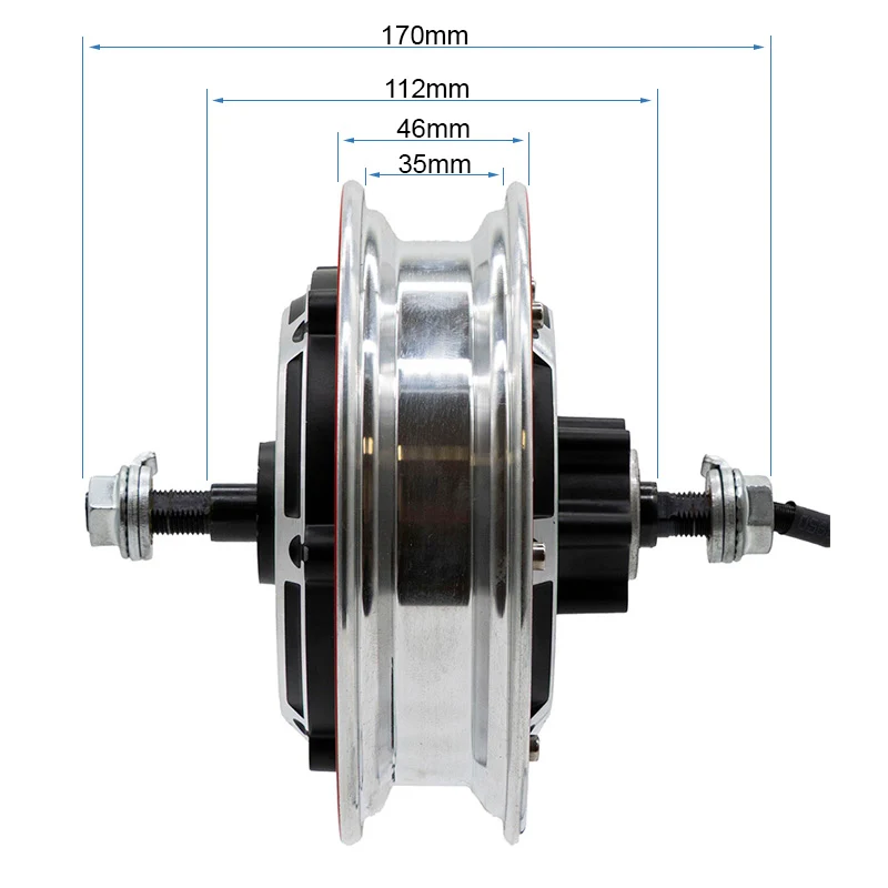 Moteur 48V 800W 6/B34