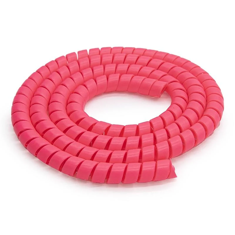 Gaine protége câbles rose - 110cm