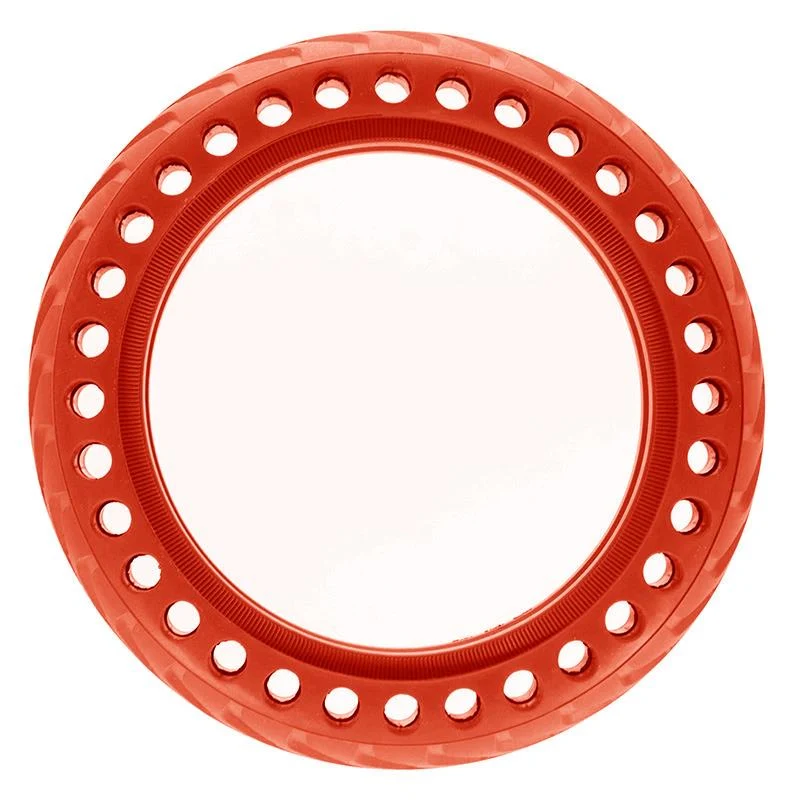 Pneu plein perforée 8,5x2-6,1/B34 - rouge
