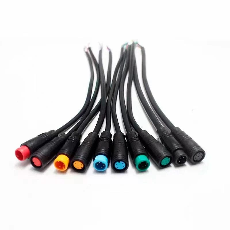 Connecteur étanche 8mm 6 broches - 5 pièces