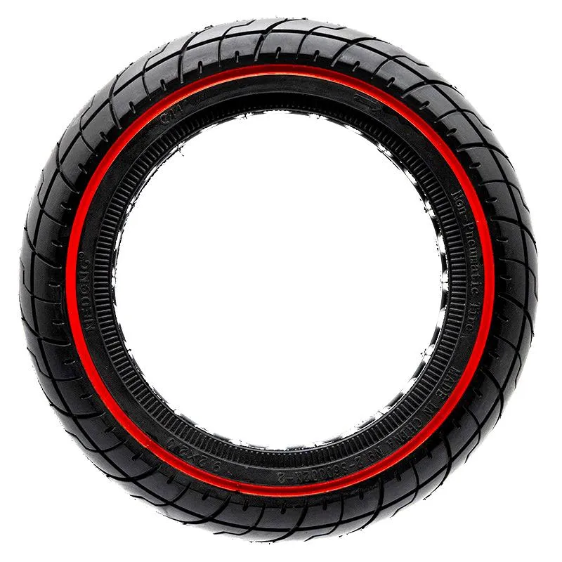 Pneu plein ultraléger 9,2x2-6,1/B34 - ligne rouge [Ewheel]