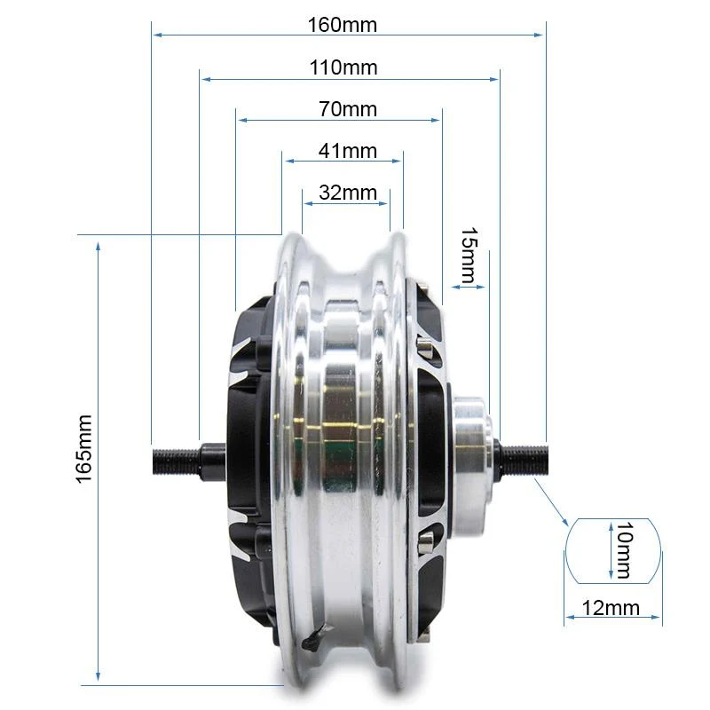 Moteur 48V 500W 6/B36