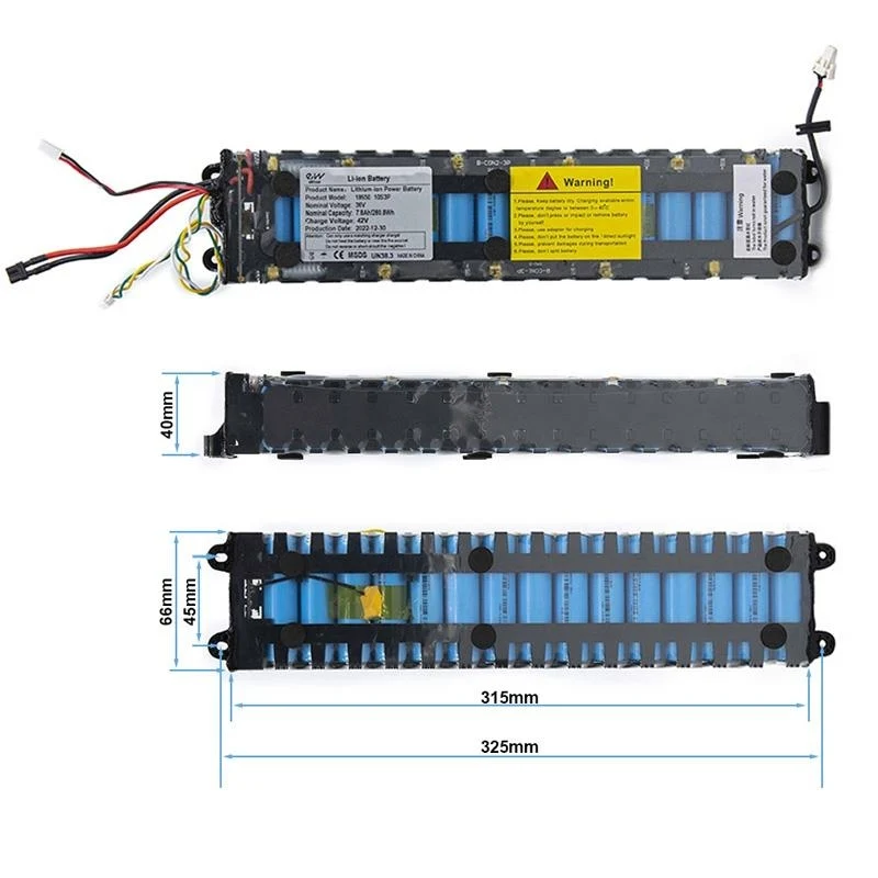 Batterie 36v pour Xiaomi M365/1S/Essential/MI3 [Ewheel]