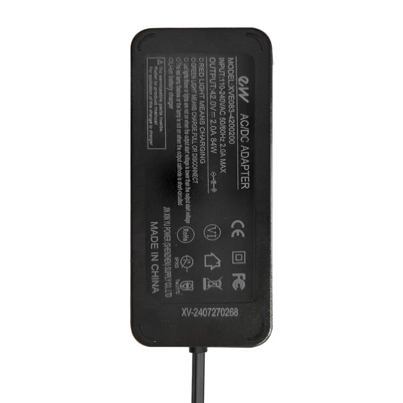 Chargeur premium 36V (sortie 42v) 2A DC connecteur 5,5mm
