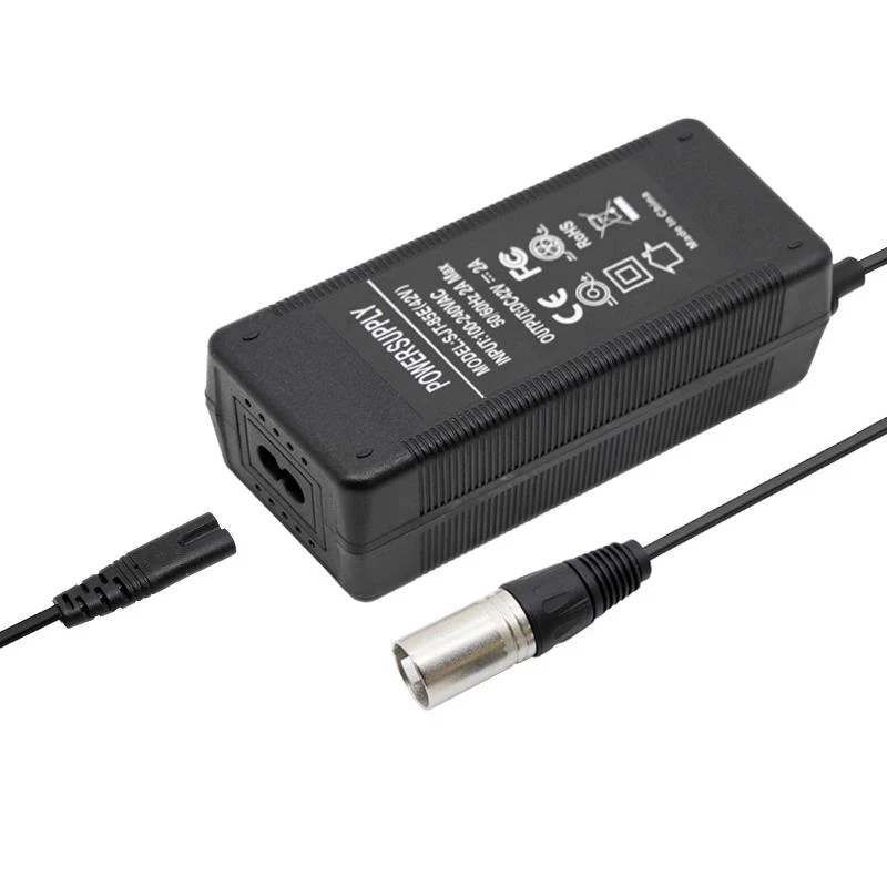 Chargeur 36v (sortie 42v) 2A connecteur XLR