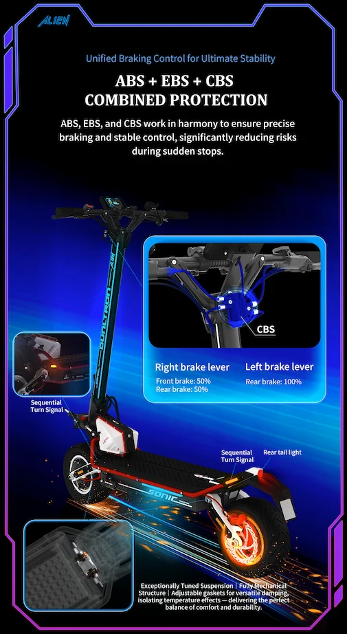 Trottinette électrique Dualtron Alien 72V 40Ah 2026