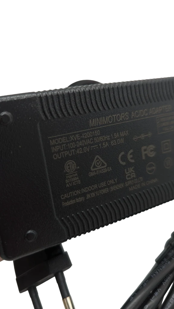 Chargeur 42V 1.5A pour Dualtron Dolphin