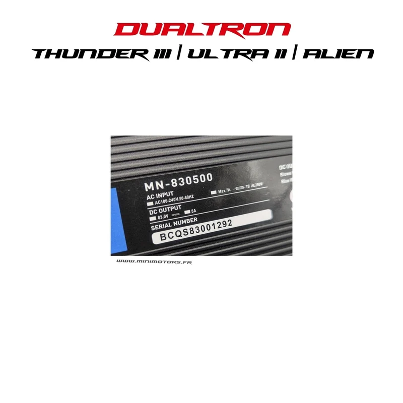 Chargeur rapide 83V pour Dualtron Alien, Thunder 3, Ultra 2, Storm