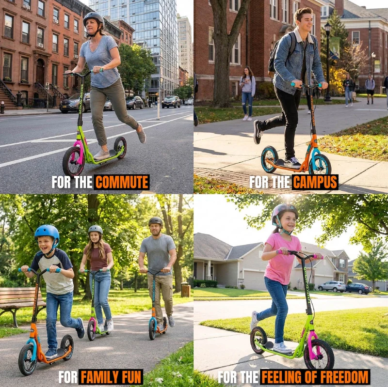 MADD GEAR | Scooter | Metro Urban Vibe 300 | Orange blau
