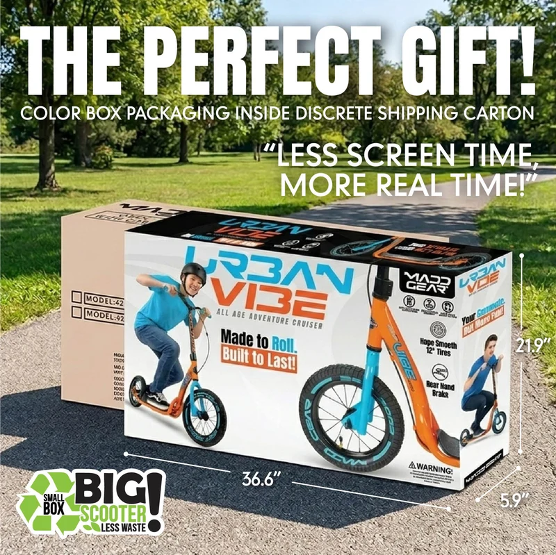 MADD GEAR | Scooter | Metro Urban Vibe 300 | Orange blau
