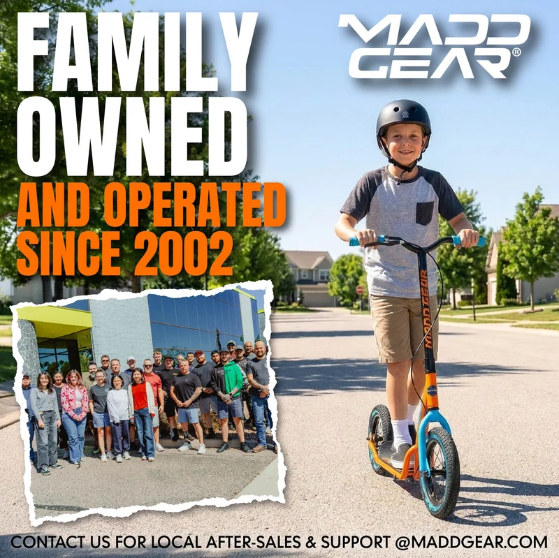MADD GEAR | Scooter | Metro Urban Vibe 300 | Orange blau