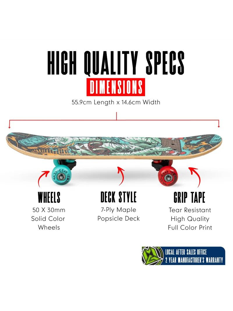 Madd Gear | Skateboard | 22-Zoll | Rad Wrap
