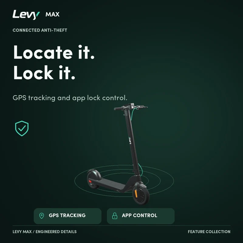 The Levy Max Electric Scooter