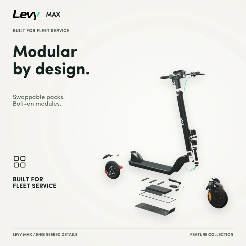 The Levy Max Electric Scooter