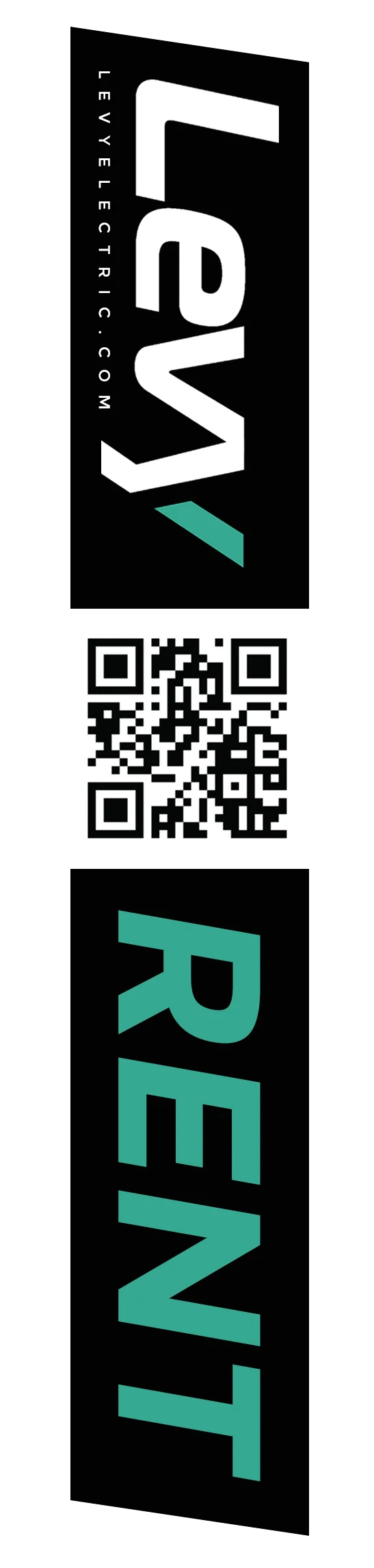 Logo & QR Code Vinyl Sticker