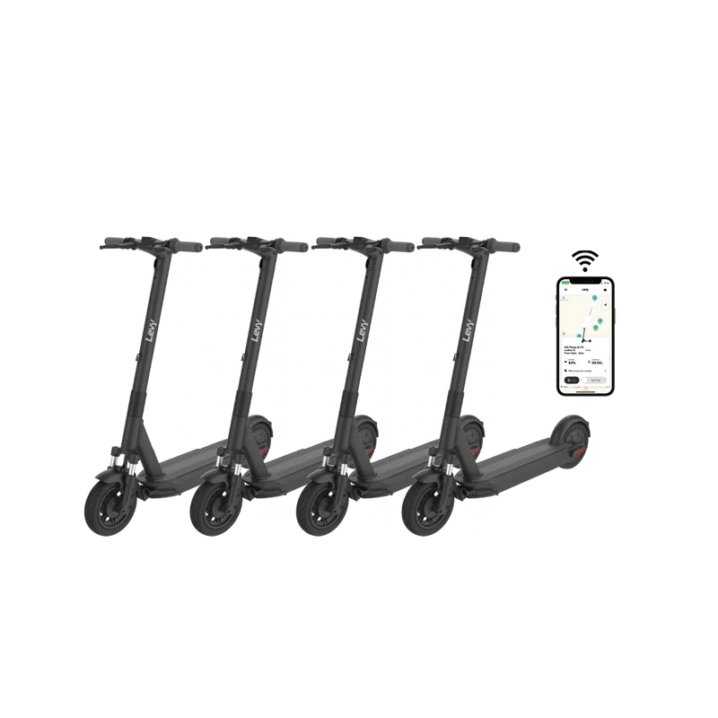 Levy Rental Fleet Scooters