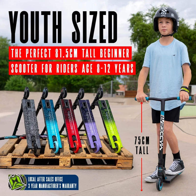 Madd Gear MG3 Zen Stunt Scooter – Schwarz