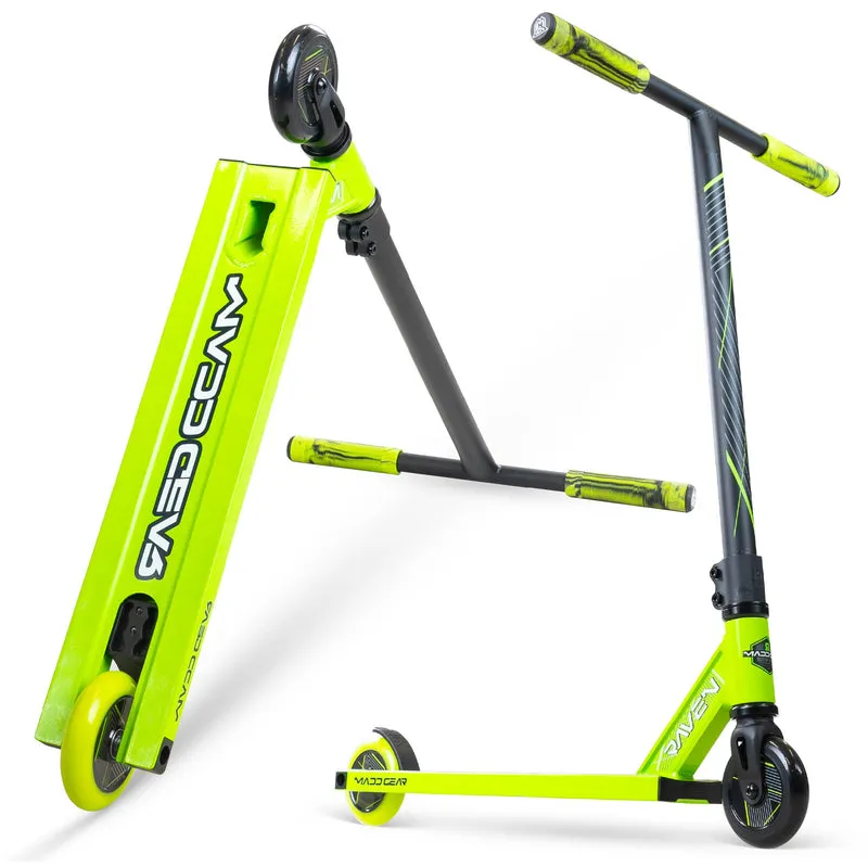 Madd Gear MG1 Raven Stunt Scooter – Grün Schwarz