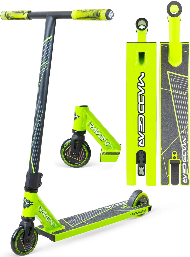 Madd Gear MG1 Raven Stunt Scooter – Grün Schwarz