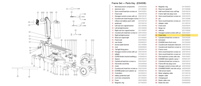 OKAI ES400 Fixed Strip