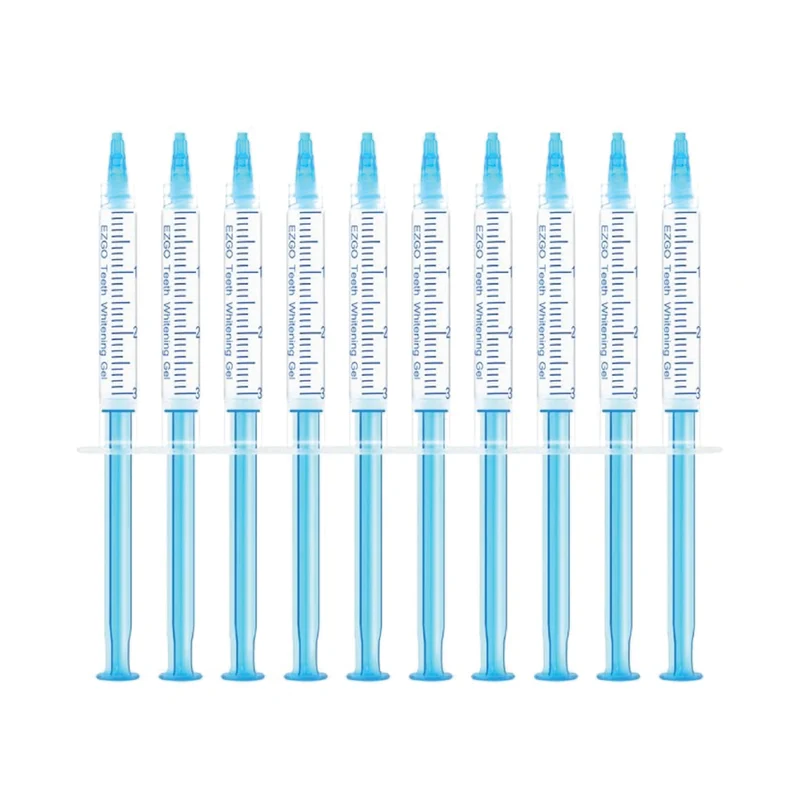 EZGO 10 Pack Teeth Whitening Gel Refills 22% Bleaching Gel