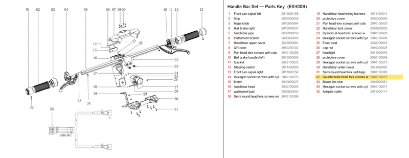 ES400/600 INDICATOR LIGHT MOUNTING SCREW