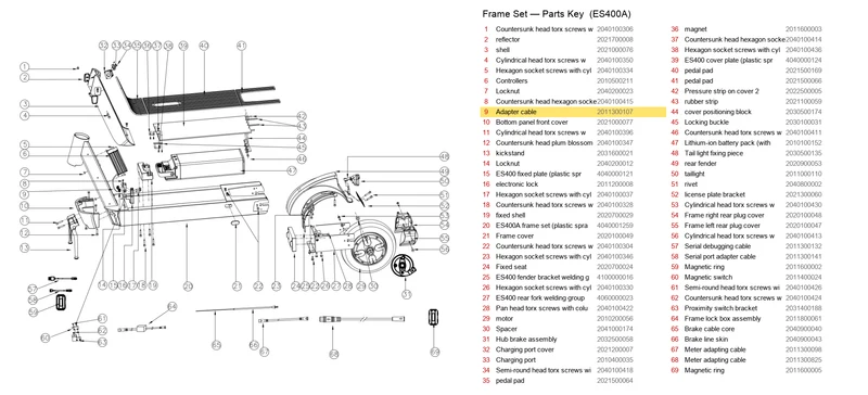 ES400 WIRE HARNESS