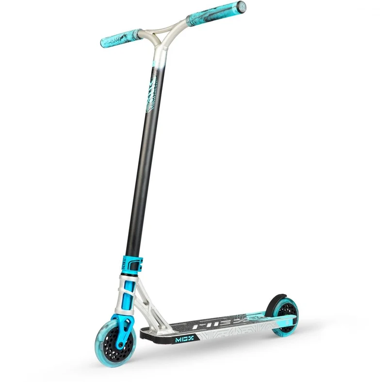 MGP MGX Extreme E1 Stunt Scooter - Silber-Türkis