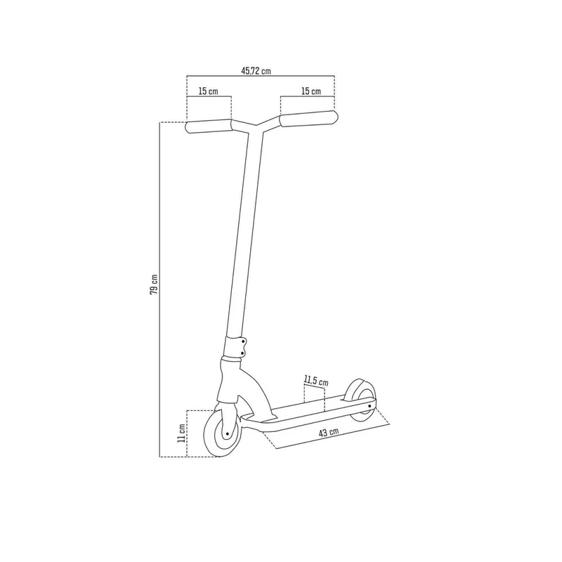 MGP VX9 Shredder Stunt Scooter – Blau-Schwarz
