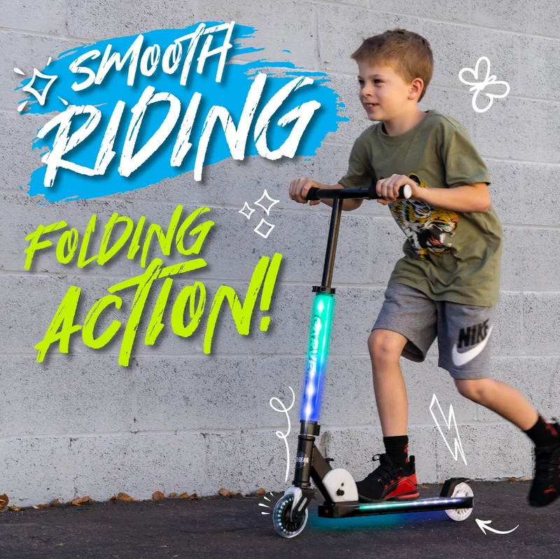 Carve Lumen Light-Up Folding Scooter