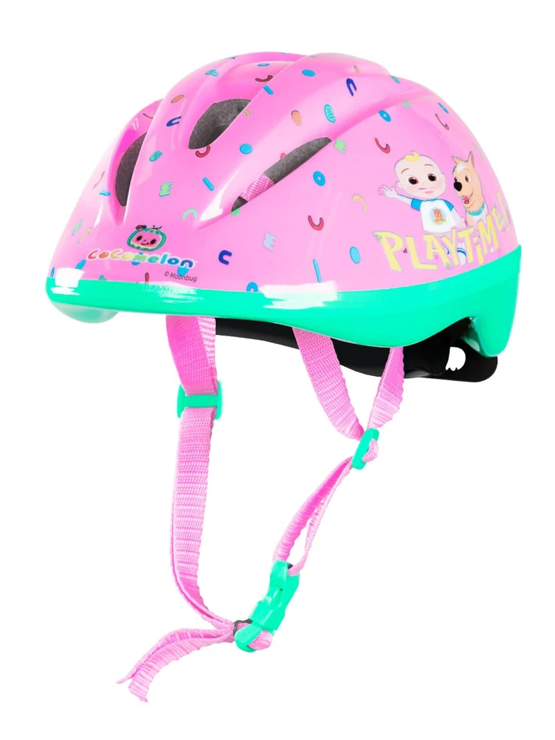 Cocomelon Beginner Balance Bike & Helmet - Pink