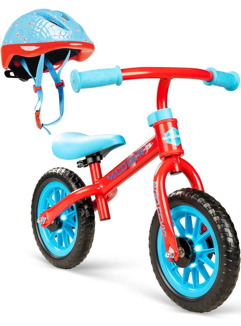 Madd Gear My 1st Light-Up ZBike & Helmet Combo - Red Blue Orbit