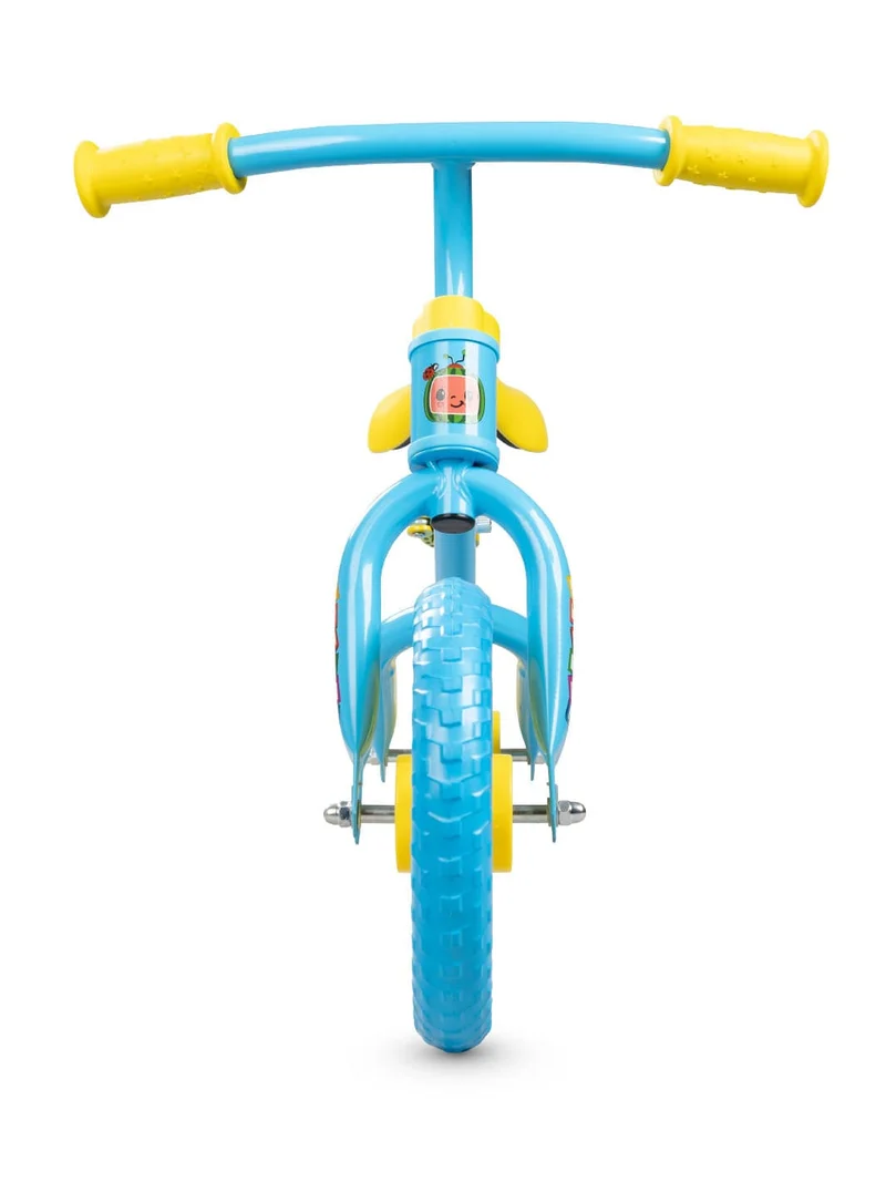 Cocomelon Beginner Balance Bike & Helmet - Blue