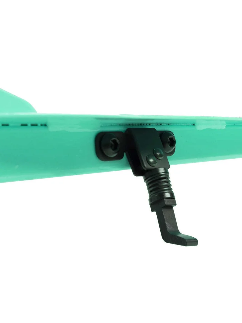 Kruzer Wide Glide Folding Scooter - Black Teal
