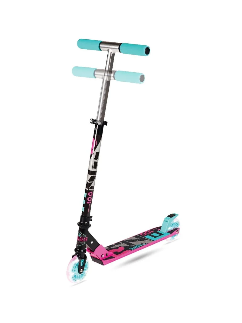 Rize 100 Light-Up Scooter - Pink Teal