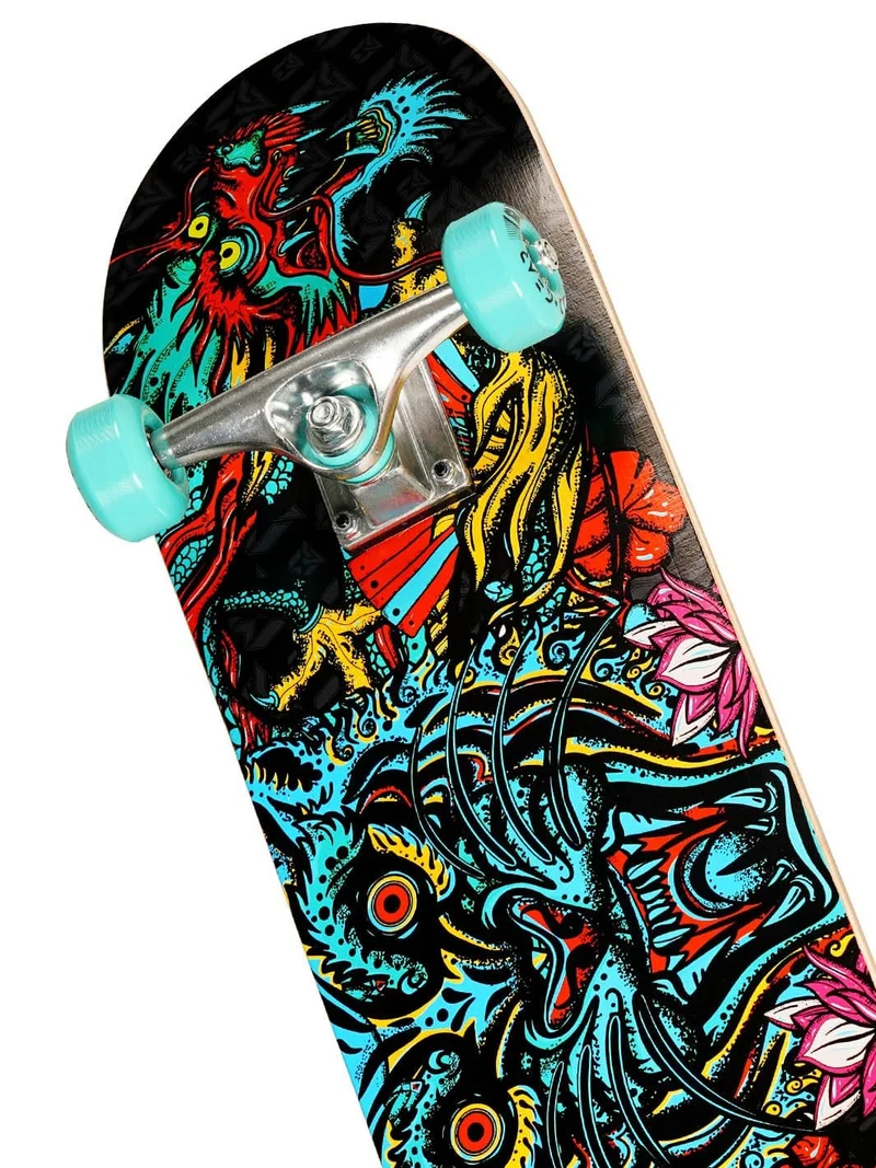 31" Nollie Spec Skateboard - Prismatic Power