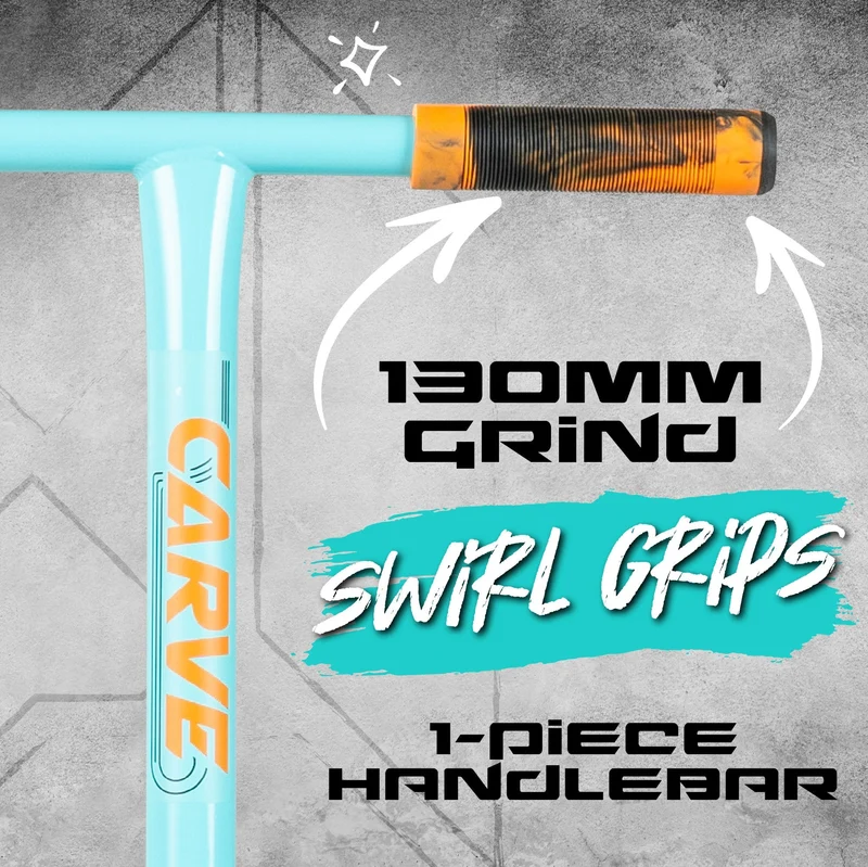 Carve Flow-X Pro Scooter - Teal Orange