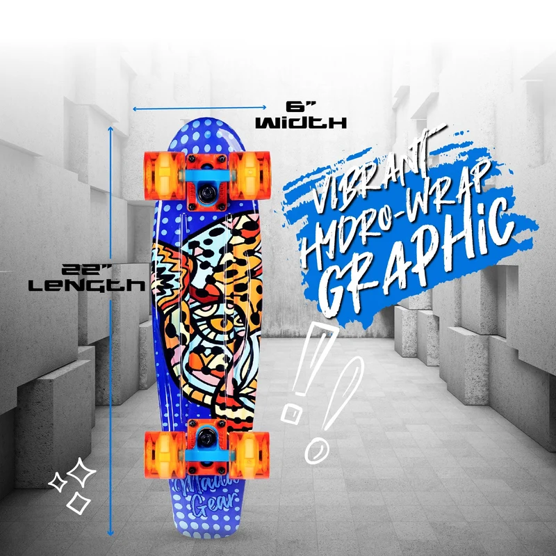 Madd Gear Light Up Complete Skateboard - Sahara