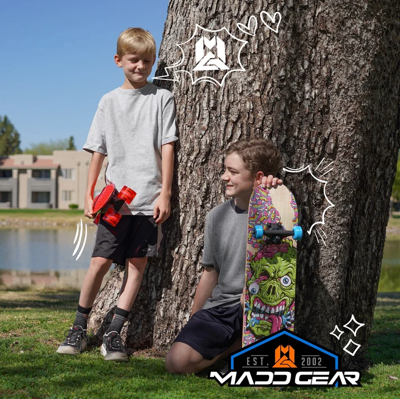 Madd Gear Light Up Complete Skateboard - Sahara