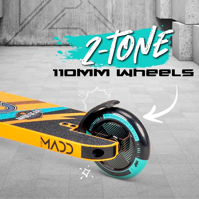 MG Kick Pro 5" Scooter - Teal Orange
