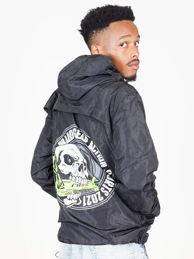 MGP WINDBREAKER JACKET - BLACK