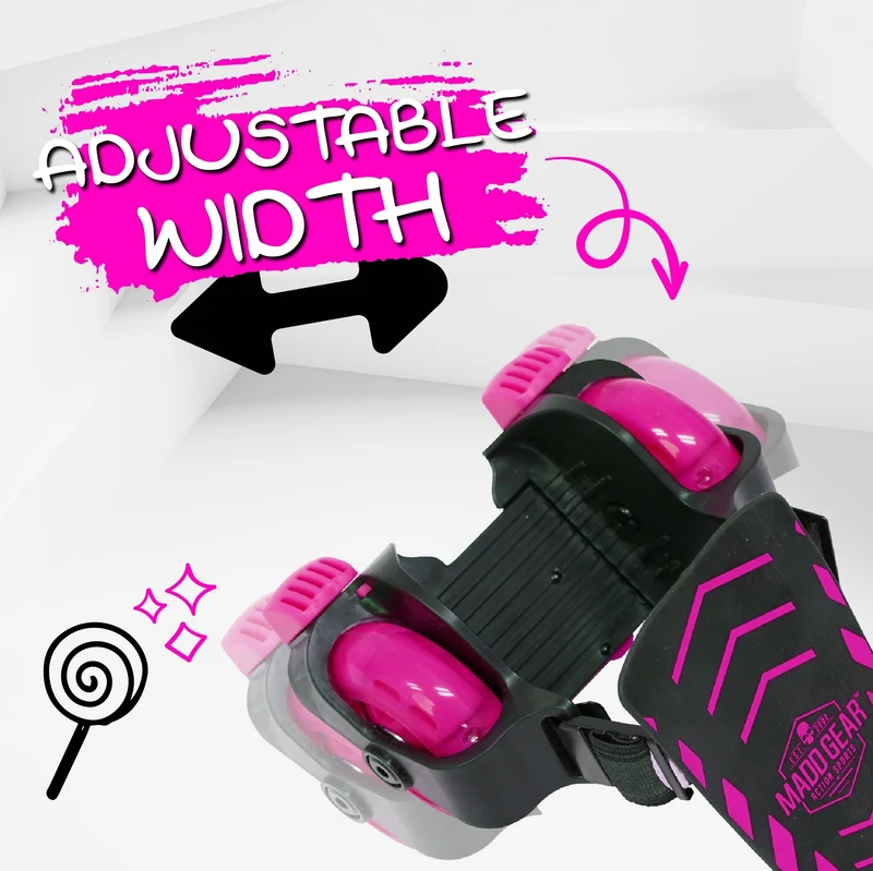 Madd Light-Up Rollers - Pink