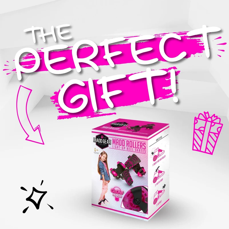 Madd Light-Up Rollers - Pink