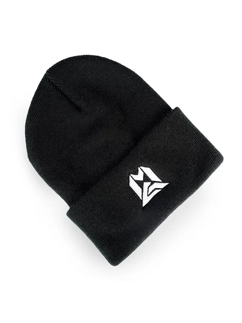 MG CUFF KNIT BEANIE - BLACK