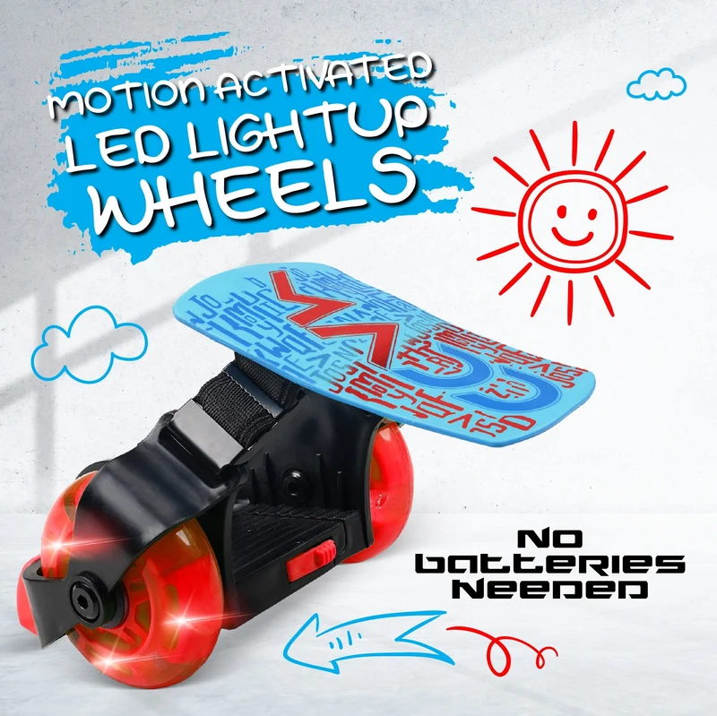 Madd Light-Up Rollers - Blue Red