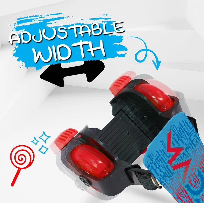 Madd Light-Up Rollers - Blue Red