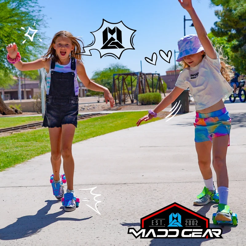 Madd Light-Up Rollers - Blue Red